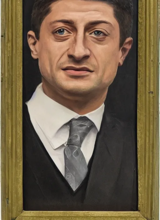 Image similar to portrait of Zelensky, realistic, Highly detailed.