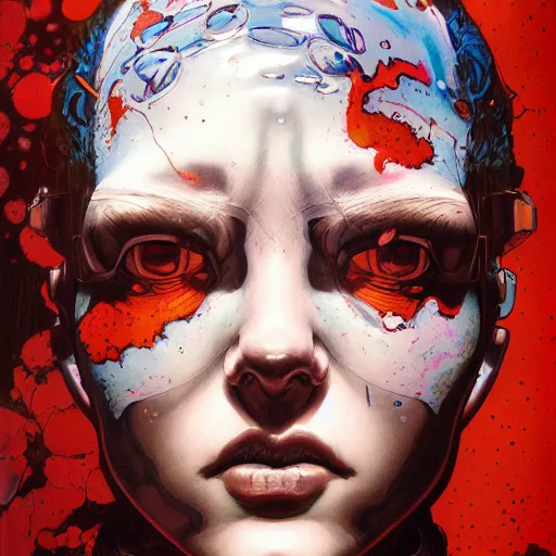 Image similar to citizen portrait soft light painted by james jean and katsuhiro otomo and erik jones, inspired by heavy metal magazine, smooth face feature, intricate oil painting, high detail illustration, sharp high detail, manga and anime 1 9 9 9