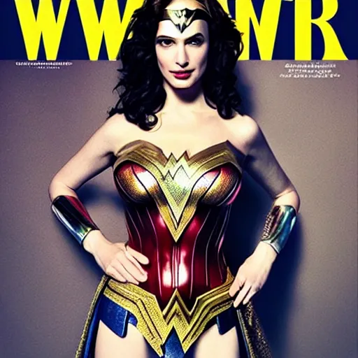 Image similar to portrait of christina hendricks and gal gadot hybrid as wonder woman by mario testino, detailed, award winning, sony a 7 r