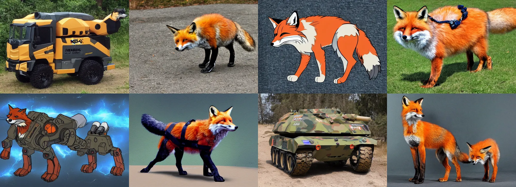 Prompt: foxtank fusion