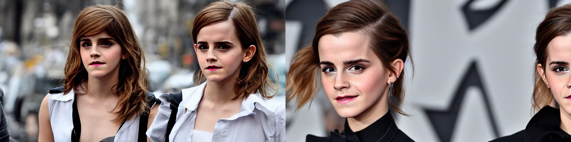 Prompt: Emma Watson is late filing her taxes, panic