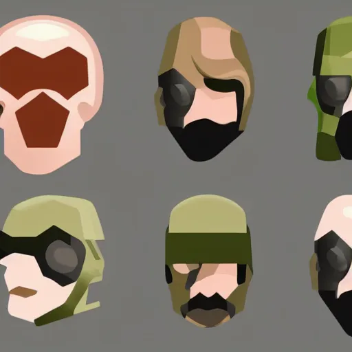 Image similar to face icon vector minimalist call of duty modern warfare tomine, adrian