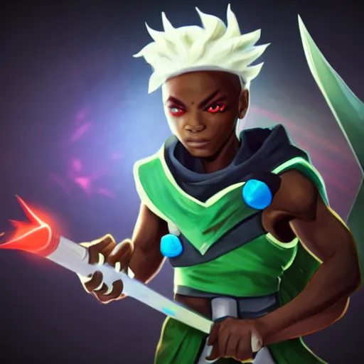 Prompt: Ekko from League of Legends