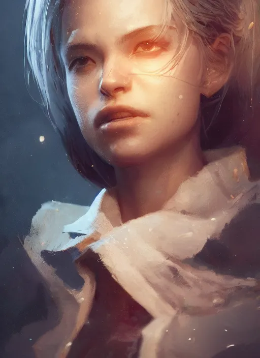 Prompt: A portrait of Lula by Greg Rutkowski, Sung Choi, Mitchell Mohrhauser, Maciej Kuciara, Johnson Ting, Maxim Verehin, Peter Konig, final fantasy, 8k photorealistic, cinematic lighting, HD, high details, dramatic, atmospheric , trending on artstation