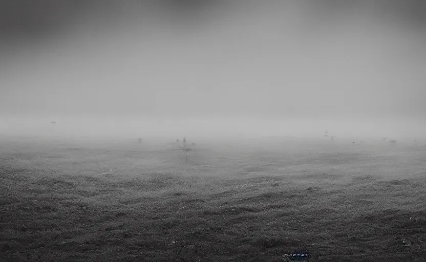 Image similar to “fog of war, army seen in the distance, 4k, cinematic, award winning”