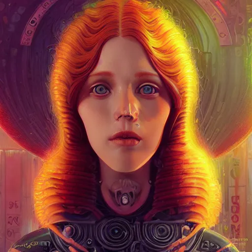 Prompt: Lofi pale redhead BioPunk Lovecraft Lovecraftian portrait, Pixar style, by Tristan Eaton Stanley Artgerm and Tom Bagshaw.