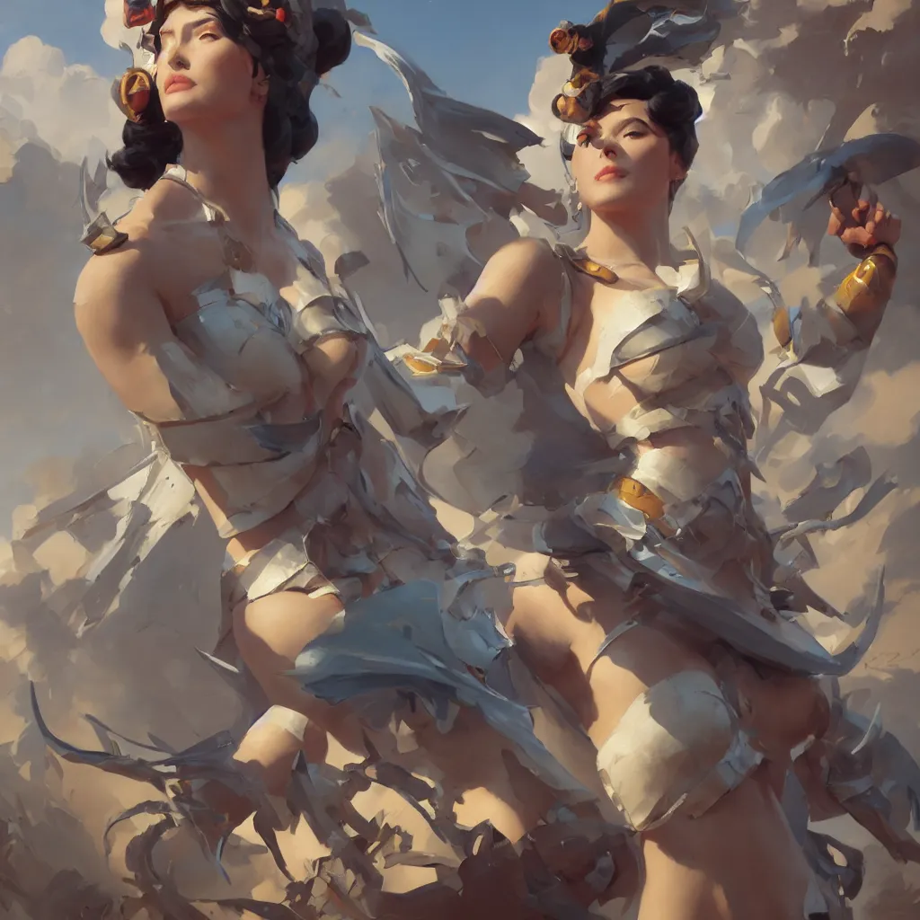 Image similar to athena, organic painting, matte painting, bold shapes, hard edges, aesthetic octane render, unreal engine, trending on artstation, by greg manchess, huang guangjian, gil elvgren, sachin teng, greg rutkowski, magali villeneuve, artgerm, jeremy lipkin, michael garmash and, rey