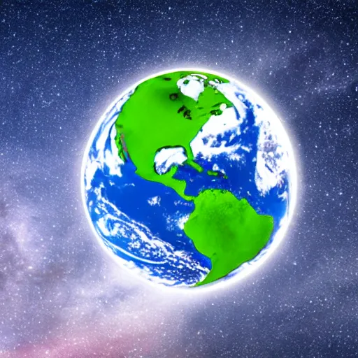 Image similar to a flag representing earth