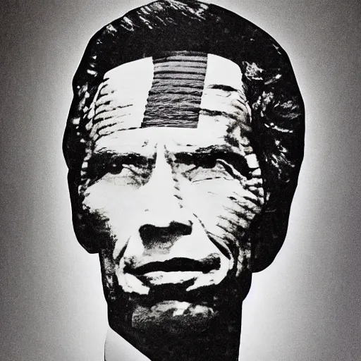 Image similar to an 1 8 0 0 s photo of barrack obama playing the role of clint eastwood, squinting at high noon, in the style of a clint eastwood movie, the good, the bad and the ugly, vibe, glory days, mount rushmore, justice, american flag, independence, patriotism, black and white, artgerm