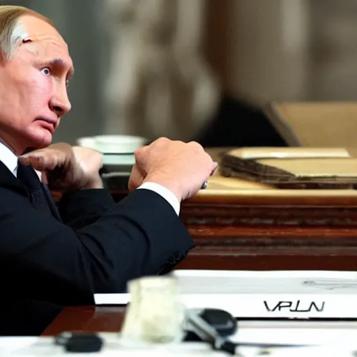 Image similar to vladimir putin as a elden ring boss