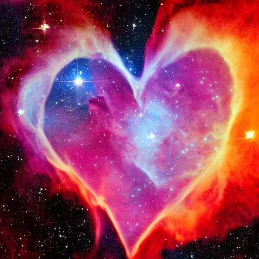 Image similar to heart shaped nebula