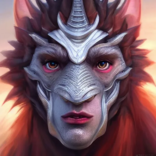 Image similar to Perfectly-centered portrait-photograph of a real life godly dragon with shining completely white eyes from heaven, lifelike, super highly detailed, professional digital painting, artstation, concept art, Unreal Engine 5, Photorealism, HD quality, 8k resolution, cinema 4d, 3D, beautiful, cinematic, art by artgerm and greg rutkowski and alphonse mucha and loish and WLOP
