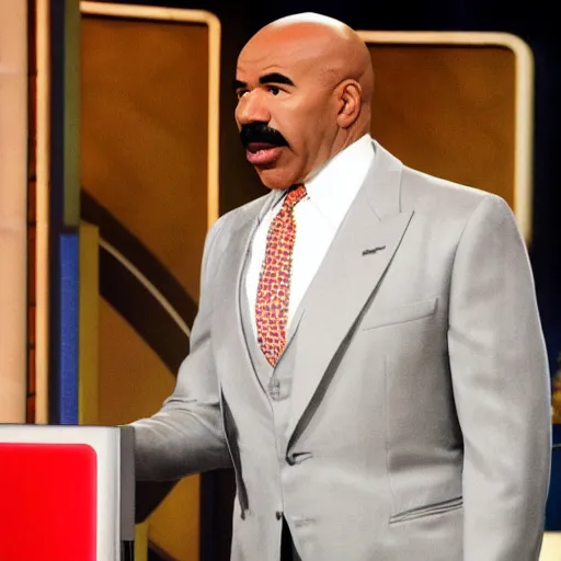 Image similar to Steve harvey as George Washington on family feud