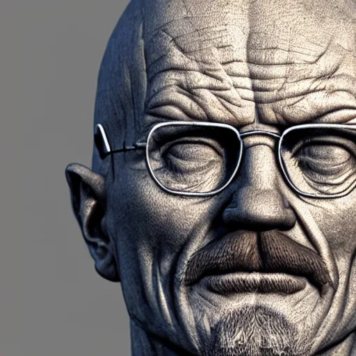 Prompt: super detailed renaissance sculpture of walter white by michelangelo, standing in times square, 3 d render, hyper detailed, sharp focus, 8 k resolution