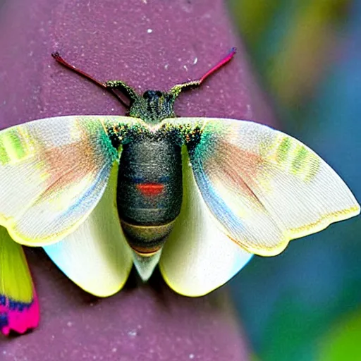 Image similar to close - up photo colorful moth