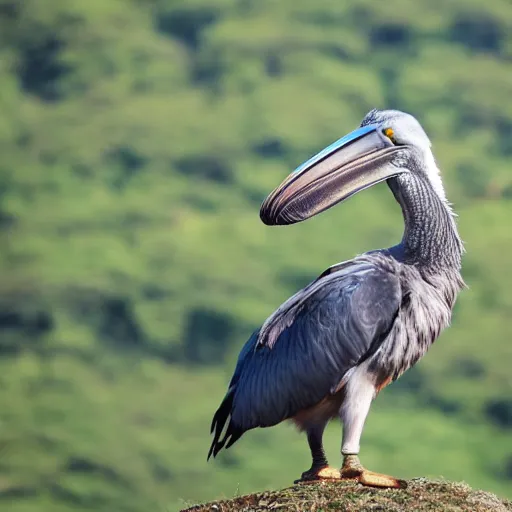 Image similar to a giant shoebill