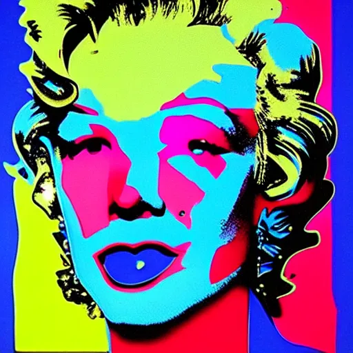 Image similar to original Warhol pop art painting of the WinAmp MP3 Player - 1960 Paint on Canvas