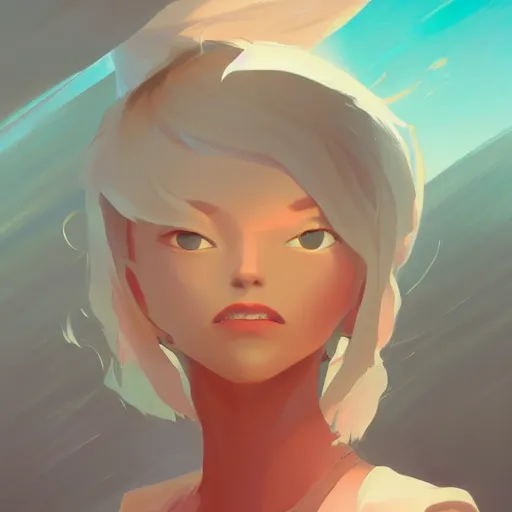 Image similar to face icon stylized minimalist contact 1 9 9 7, loftis, cory behance hd by jesper ejsing, by rhads, makoto shinkai and lois van baarle, ilya kuvshinov, rossdraws global illumination