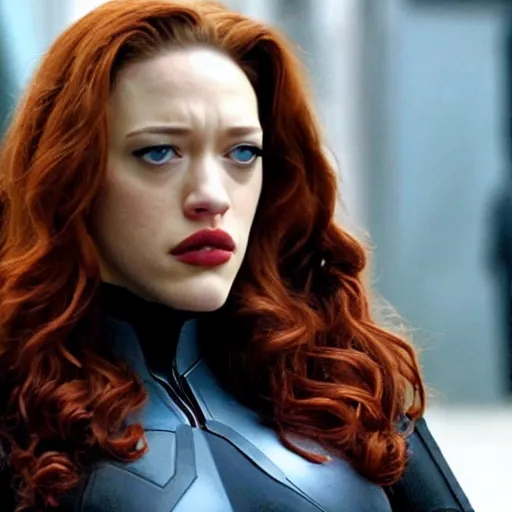 Image similar to a still of kat dennings as black widow in iron man 2 ( 2 0 1 0 )