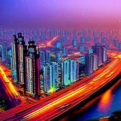 Image similar to mumbai in the future