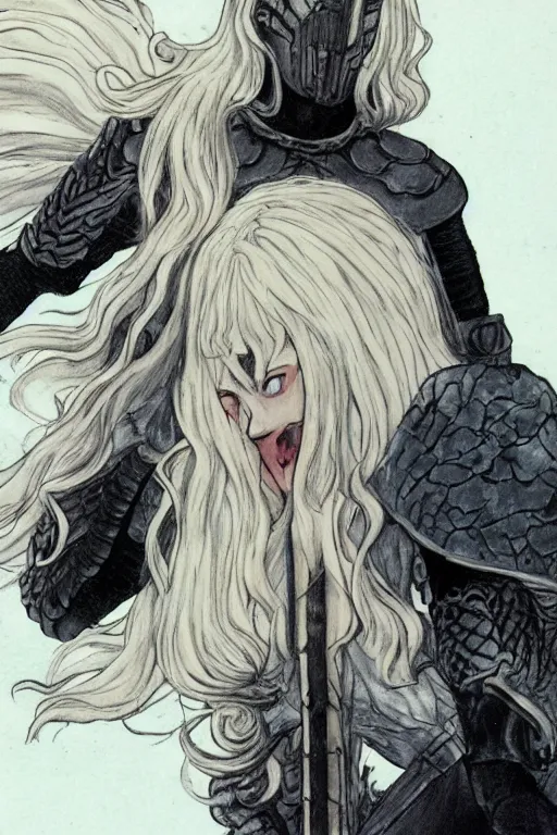 Prompt: griffith berserk