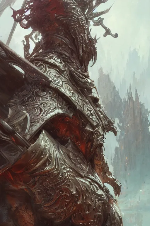 Image similar to antonio banderas as holy paladin, fantasy, dnd, intricate, highly detailed, smooth, artstation, digital illustration by Ruan Jia and Mandy Jurgens and Artgerm and Wayne Barlowe and Greg Rutkowski and Zdislav Beksinski