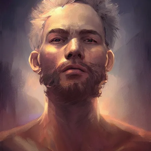 Prompt: portrait of a man , digital art by Mandy Jurgens and Irina French and Heraldo Ortega and Janice Sung and Julia Razumova and Charlie Bowater and Aaron Griffin and Jana Schirmer and Guweiz and Tara Phillips and Yasar Vurdem and Alexis Franklin and Loish and Daniela Uhlig and David Belliveau and Alexis Franklin and Kiko Rodriguez and Lynn Chen and Kyle Lambert and Ekaterina Savic and Pawel Nolbert and Viktor Miller-Gausa and Charlie Davis and Brian Miller and Butcher Billy and Maxim Shkret and Filip Hodas and Yann Dalon and Toni Infante and Pascal Blanché and Mike Campau and Justin Peters and Bastien Lecouffe Deharme , hyperdetailed, artstation, cgsociety