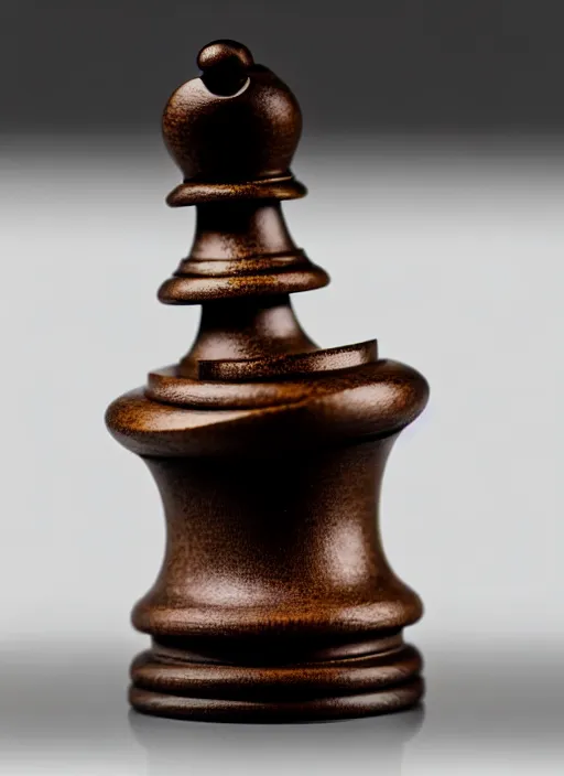 Prompt: ( queen chess piece chiseled from oak, sharp focus, photorealism, soft diffuse autumn lights, some sun light ray, dark room wall, canon 5 d 5 0 mm lens