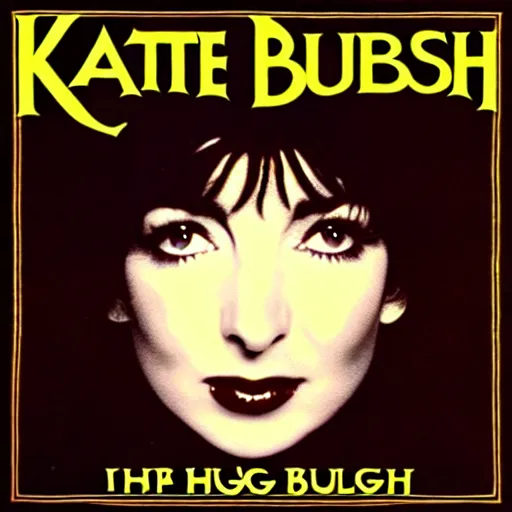 Prompt: Kate Bush 1970s Album Running up that hill, high resolution 4K HD