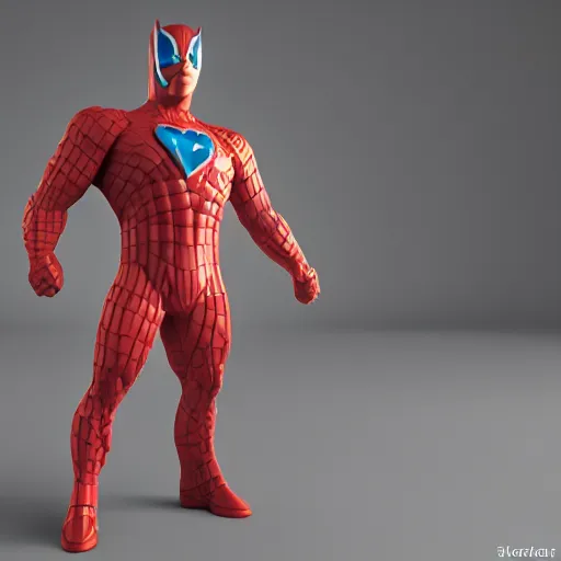 Prompt: The strongest superhero, 3D Render