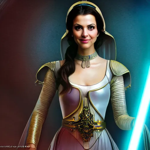 Image similar to victoria justice as princess padme in star wars episode 3, 8 k resolution, cinematic lighting, anatomically correct