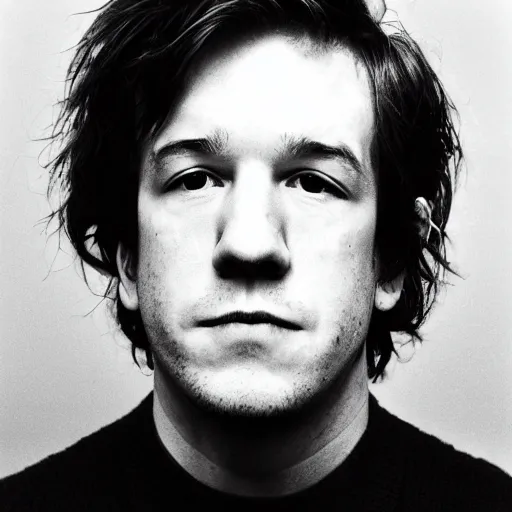 Image similar to John Gallagher Jr. photographed by andy warhol