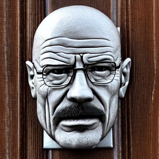 Image similar to walter white door knocker