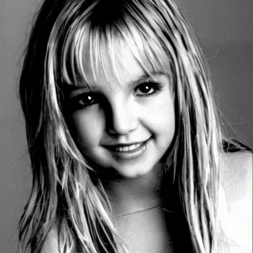 Image similar to a photo of young britney spears