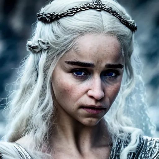 khaleesi as a goddess in heaven, piercing eyes, | Stable Diffusion ...