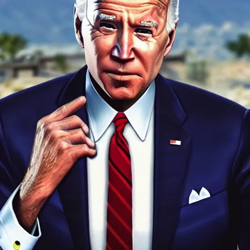 Image similar to joe biden in gta 5