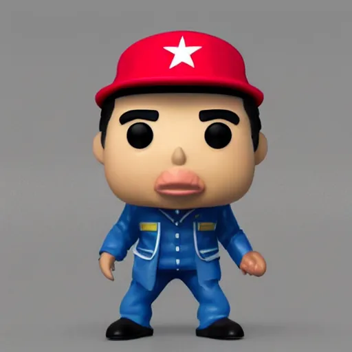 Prompt: 3 d render of funko pop figurine of hugo chavez. realistic. photo. photorealistic. detailed. high quality. high resolution. lossless quality. lossless. 8 k. hdr. 4 k. 8 k resolution. 1 6 k resolution