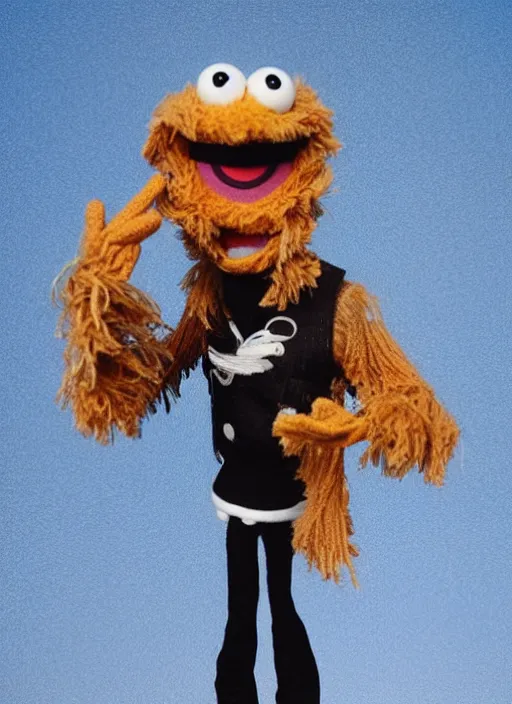 Image similar to Jamie Campbell Bower as a muppet