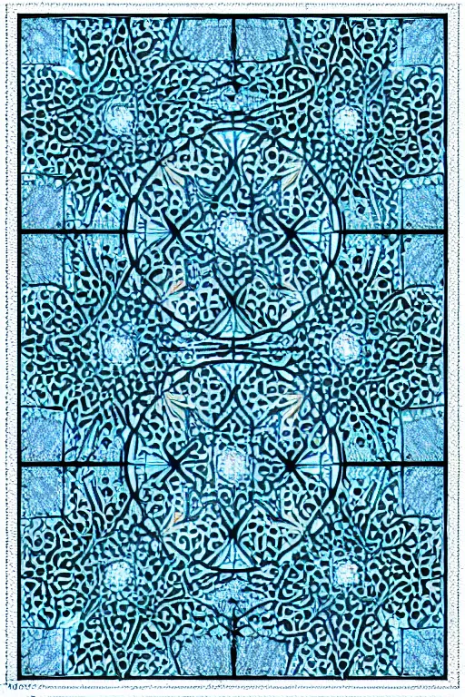 Image similar to islamic fractals symmetric perfect