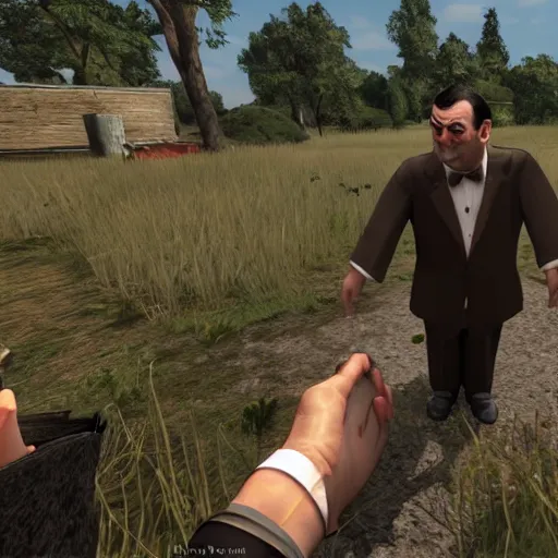 Image similar to mr bean in 7 days to die