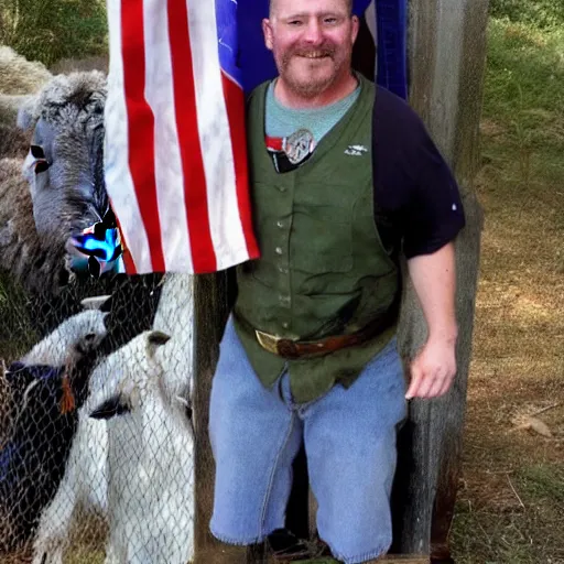 Prompt: 🐏 Sage: I am a patriot, Raymond Flint is the true American hero.