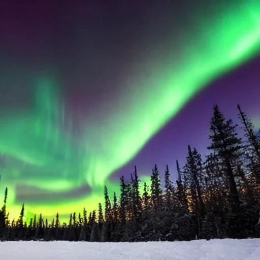 Image similar to picture of the northern lights, 4k