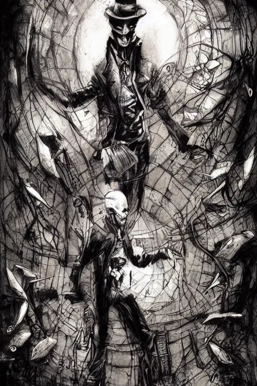 Image similar to stuck in a time loop by ben templesmith