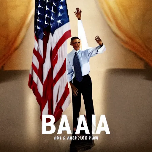 Prompt: Campaign ad for Barack Obama