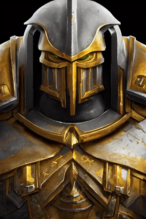 Image similar to armor portrait heros warhammer 4 0 k horus heresy fanart - the primarchs emperor by johannes helgeson animated with vfx concept artist & illustrator global illumination ray tracing hdr fanart arstation zbrush central hardmesh 8 k octane renderer comics stylized