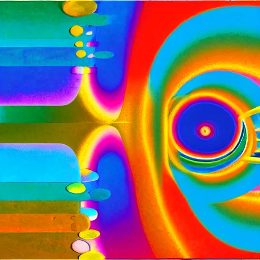 Image similar to recursive synesthesia