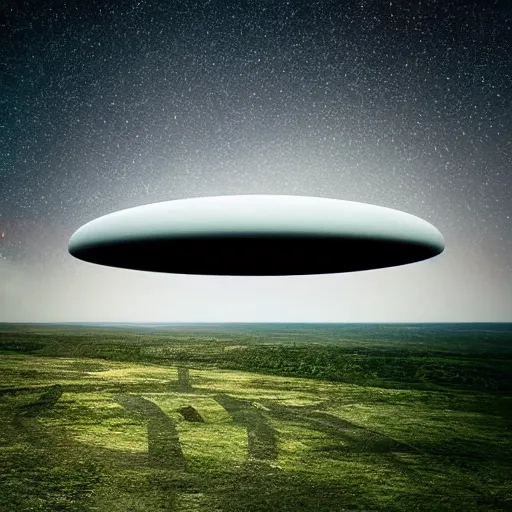 Image similar to huge mysterious ufo ignoring the laws of physics over a natural scene. detailed otherwordly material. entries in the 2 0 2 0 sony world photography awards.