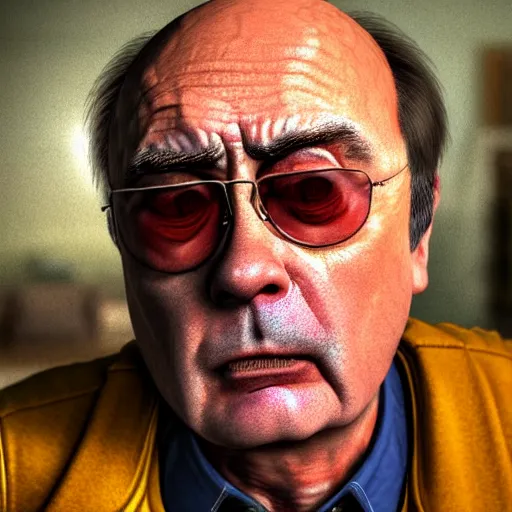 Prompt: hyperrealistic mixed media image of john dunsworth as jim lahey, stunning 3 d render inspired art by xiang duan and thomas eakes and greg rutkowski, perfect facial symmetry, hyper realistic texture, realistic, highly detailed attributes and atmosphere, dim volumetric cinematic lighting, 8 k octane detailed render, post - processing, masterpiece,