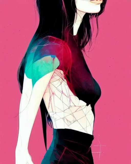 Prompt: style of conrad roset, artgerm : : gorgeous willa holland : : evil witch, swirling black magic : : symmetrical face, symmetrical eyes : : full body pose : : gorgeous black hair : : magic lighting, low spacial lighting : :