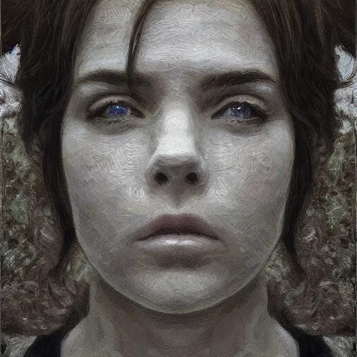 Image similar to cinematic portrait of minecraft, intricate, elegant, by alyssa monks, highly detailed, symmetrical face, fine details, masterpiece, trending on artstation